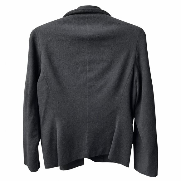 Ann Tjian for Kenar Black Wool Blazer Jacket Women’s Size 10 - Picture 2 of 4